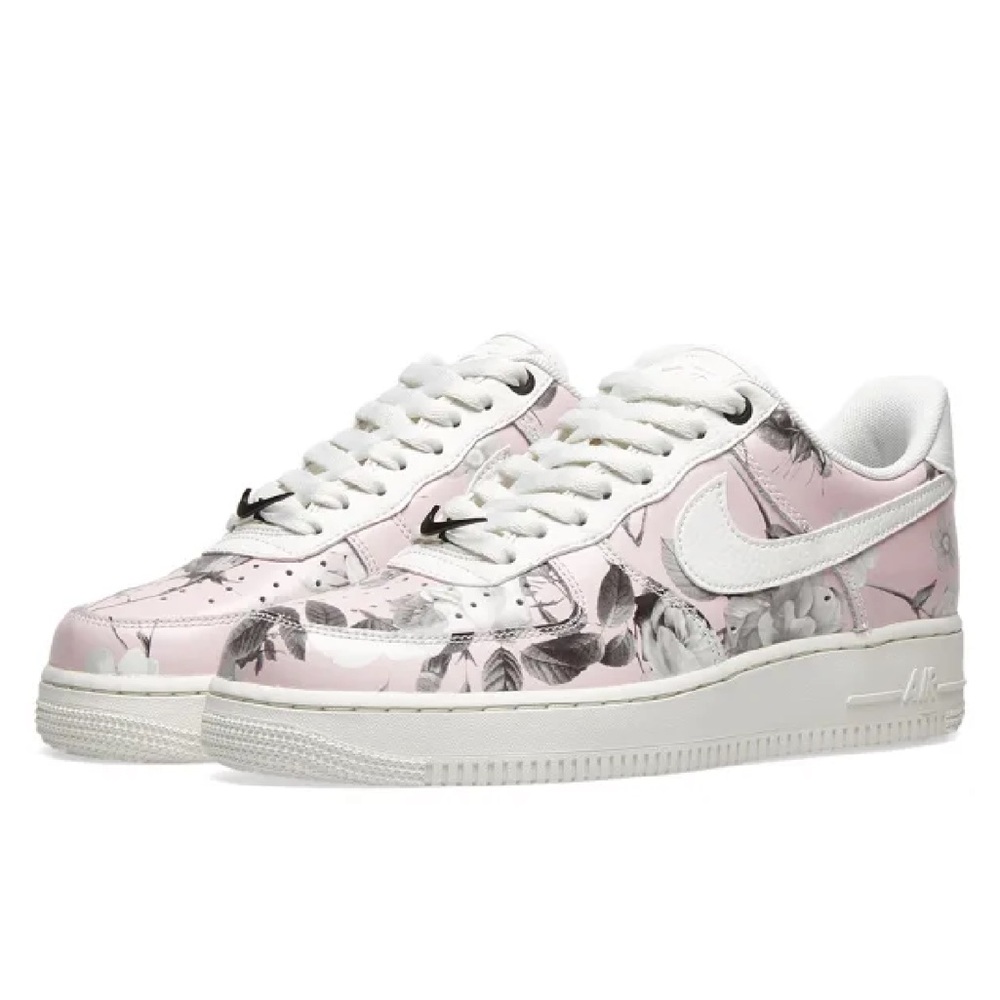 💚Nike Air Force 1 pink floral sneakers - Picture 2 of 10